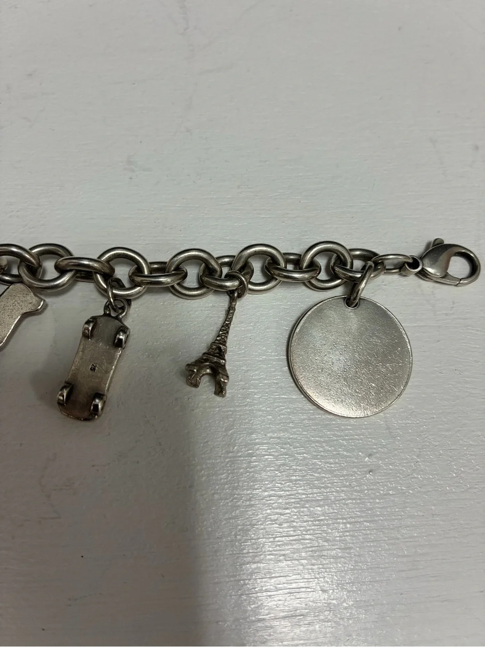 Tiffany & Co. Highly Collectible  Sterling Charm Bracelet